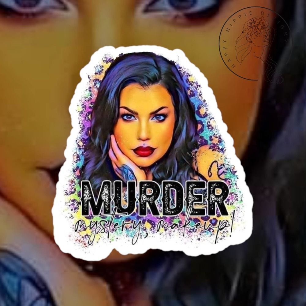 Bailey Sarian Murder Mystery & Makeup Sticker